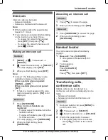 Preview for 65 page of Panasonic KX-TG365SK Operating Instructions Manual