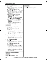 Preview for 66 page of Panasonic KX-TG365SK Operating Instructions Manual