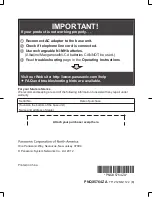 Preview for 96 page of Panasonic KX-TG365SK Operating Instructions Manual