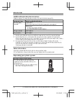 Предварительный просмотр 4 страницы Panasonic KX-TG3680 Operating Instructions Manual