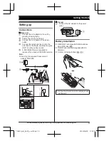 Предварительный просмотр 9 страницы Panasonic KX-TG3680 Operating Instructions Manual