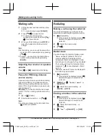 Предварительный просмотр 14 страницы Panasonic KX-TG3680 Operating Instructions Manual