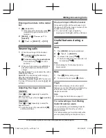 Предварительный просмотр 15 страницы Panasonic KX-TG3680 Operating Instructions Manual