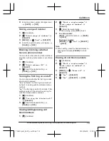 Предварительный просмотр 19 страницы Panasonic KX-TG3680 Operating Instructions Manual