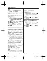 Предварительный просмотр 34 страницы Panasonic KX-TG3680 Operating Instructions Manual