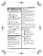 Предварительный просмотр 37 страницы Panasonic KX-TG3680 Operating Instructions Manual