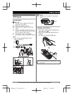 Предварительный просмотр 9 страницы Panasonic KX-TG3683 Operating Instructions Manual