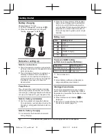 Предварительный просмотр 10 страницы Panasonic KX-TG3683 Operating Instructions Manual