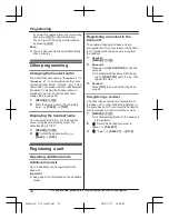 Предварительный просмотр 32 страницы Panasonic KX-TG3683 Operating Instructions Manual