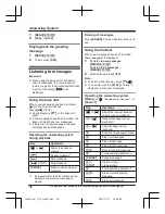 Предварительный просмотр 36 страницы Panasonic KX-TG3683 Operating Instructions Manual