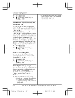 Предварительный просмотр 40 страницы Panasonic KX-TG3683 Operating Instructions Manual