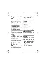 Предварительный просмотр 21 страницы Panasonic KX-TG3711BX Operating Instructions Manual