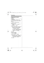 Предварительный просмотр 26 страницы Panasonic KX-TG3711BX Operating Instructions Manual