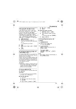 Предварительный просмотр 33 страницы Panasonic KX-TG3711BX Operating Instructions Manual