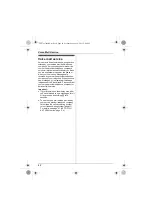 Предварительный просмотр 42 страницы Panasonic KX-TG3711BX Operating Instructions Manual