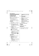 Предварительный просмотр 44 страницы Panasonic KX-TG3711BX Operating Instructions Manual