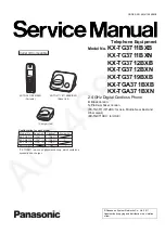 Panasonic KX-TG3711BXB Service Manual предпросмотр