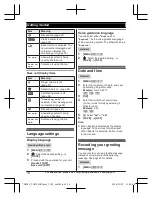 Предварительный просмотр 14 страницы Panasonic KX-TG3752 Operating Instructions Manual