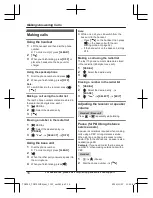 Предварительный просмотр 16 страницы Panasonic KX-TG3752 Operating Instructions Manual