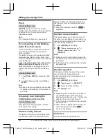 Предварительный просмотр 18 страницы Panasonic KX-TG3752 Operating Instructions Manual