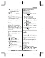 Предварительный просмотр 25 страницы Panasonic KX-TG3752 Operating Instructions Manual