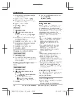 Предварительный просмотр 36 страницы Panasonic KX-TG3752 Operating Instructions Manual