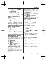 Предварительный просмотр 27 страницы Panasonic KX-TG3760 Operating Instructions Manual