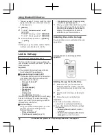 Предварительный просмотр 46 страницы Panasonic KX-TG3760 Operating Instructions Manual