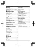 Preview for 2 page of Panasonic KX-TG3820 Operating Instructions Manual