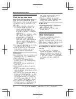 Предварительный просмотр 8 страницы Panasonic KX-TG3820 Operating Instructions Manual