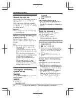 Preview for 42 page of Panasonic KX-TG3820 Operating Instructions Manual