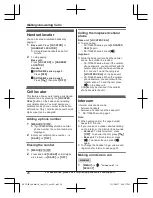 Preview for 20 page of Panasonic KX-TG3833 Operating Instructions Manual