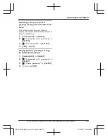 Preview for 27 page of Panasonic KX-TG3833 Operating Instructions Manual