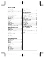 Preview for 2 page of Panasonic KX-TG3834 Operating Instructions Manual