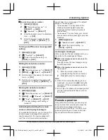 Preview for 47 page of Panasonic KX-TG3834 Operating Instructions Manual