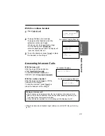 Предварительный просмотр 31 страницы Panasonic KX-TG4000B Operating Instructions Manual