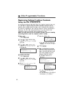 Предварительный просмотр 52 страницы Panasonic KX-TG4000B Operating Instructions Manual