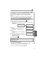 Предварительный просмотр 61 страницы Panasonic KX-TG4000B Operating Instructions Manual