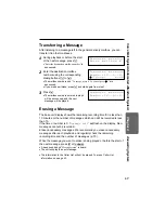 Предварительный просмотр 69 страницы Panasonic KX-TG4000B Operating Instructions Manual