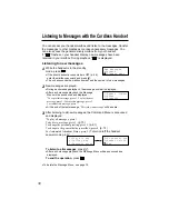 Предварительный просмотр 70 страницы Panasonic KX-TG4000B Operating Instructions Manual