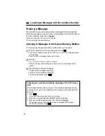 Предварительный просмотр 72 страницы Panasonic KX-TG4000B Operating Instructions Manual