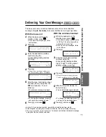 Предварительный просмотр 73 страницы Panasonic KX-TG4000B Operating Instructions Manual