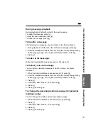 Предварительный просмотр 79 страницы Panasonic KX-TG4000B Operating Instructions Manual