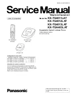 Preview for 1 page of Panasonic KX-TG4011LAT Service Manual
