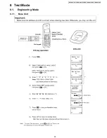 Preview for 25 page of Panasonic KX-TG4011LAT Service Manual