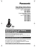 Preview for 1 page of Panasonic KX-TG4011N Operating Instructions Manual