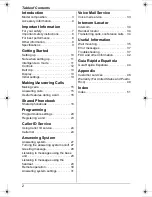 Preview for 2 page of Panasonic KX-TG4023N Operating Instructions Manual