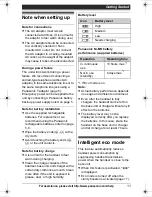 Preview for 11 page of Panasonic KX-TG4023N Operating Instructions Manual