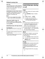 Preview for 16 page of Panasonic KX-TG4023N Operating Instructions Manual