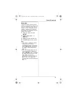 Предварительный просмотр 19 страницы Panasonic KX-TG4031C Operating Instructions Manual